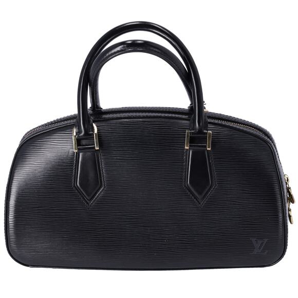 Louis Vuitton Jasmin Epi Handbag M52082 Noir Leather LV Logo - Picture 1 of 9
